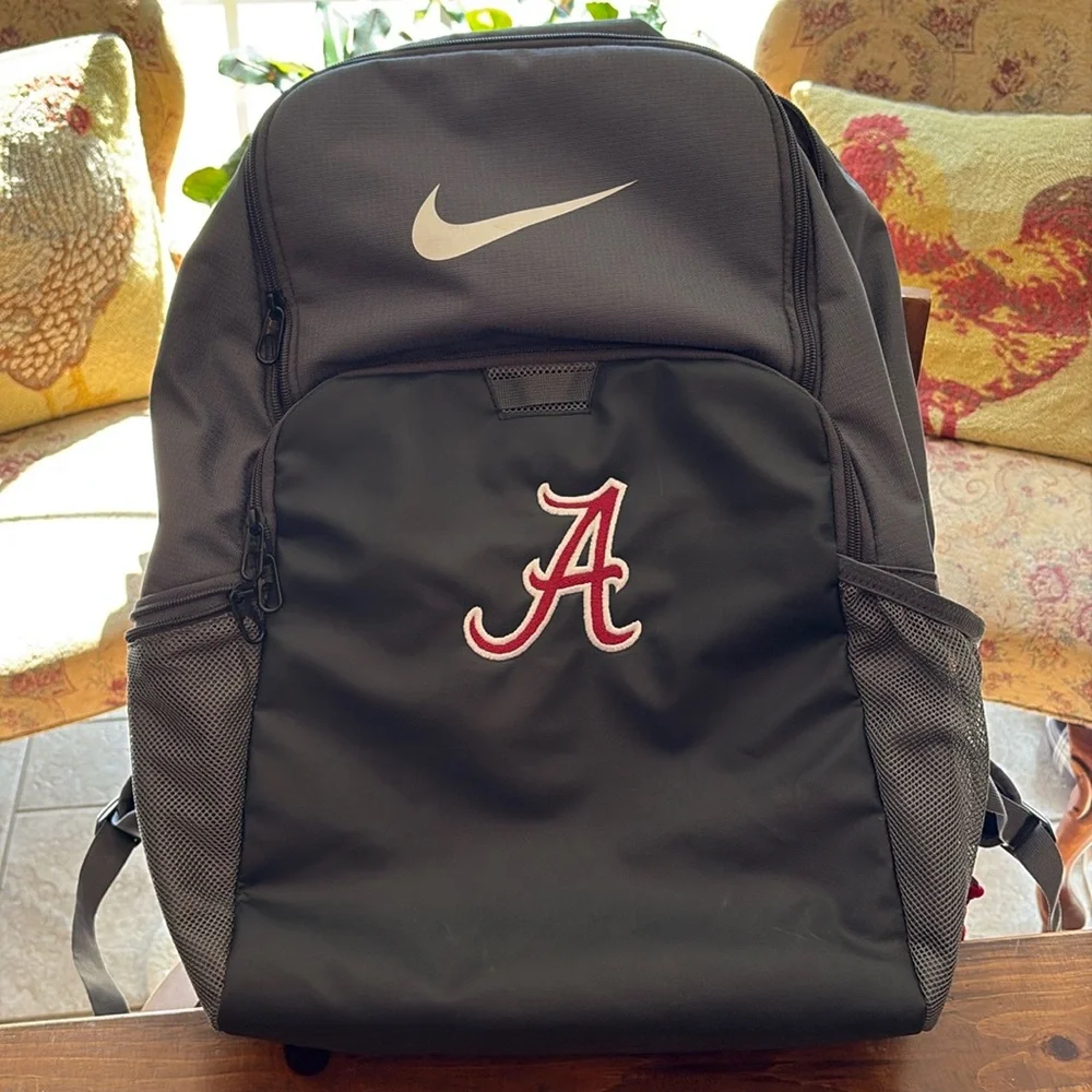 Nike Gray Alabama Roll Ride College Team Issued Backpack